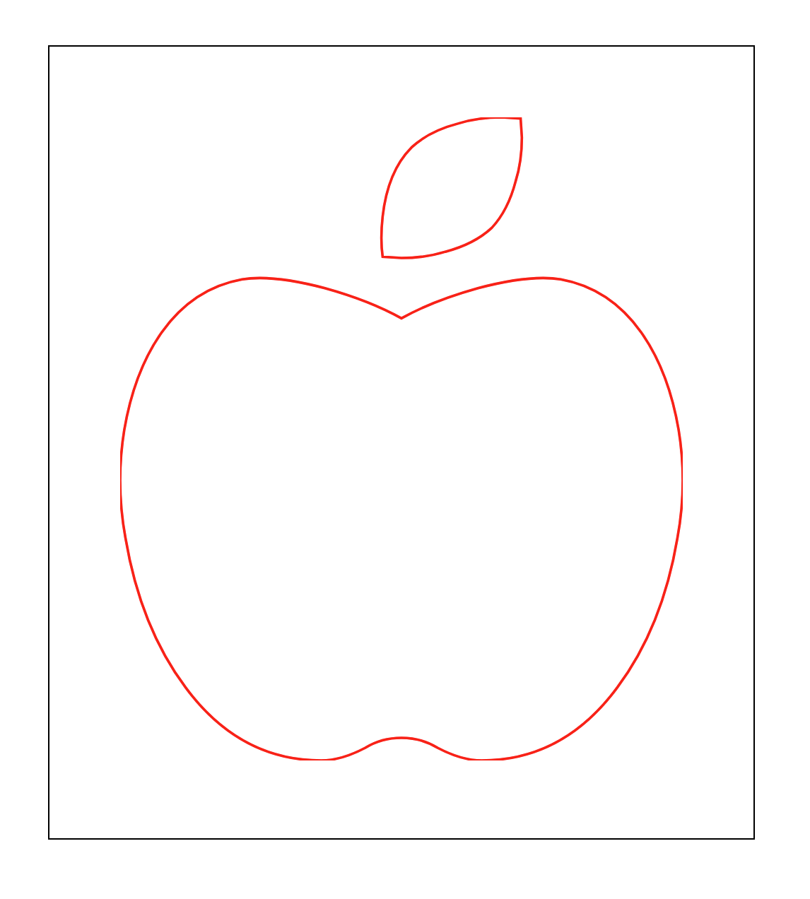 SVG Apple Clipping 1